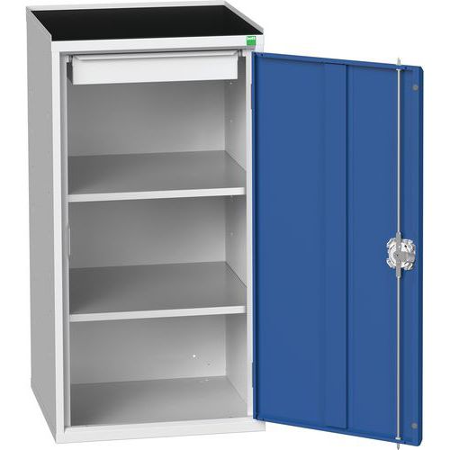 Skåp Verso med ekodörrar 525x550x1015, 2 hyllor, 1 låda – Bott