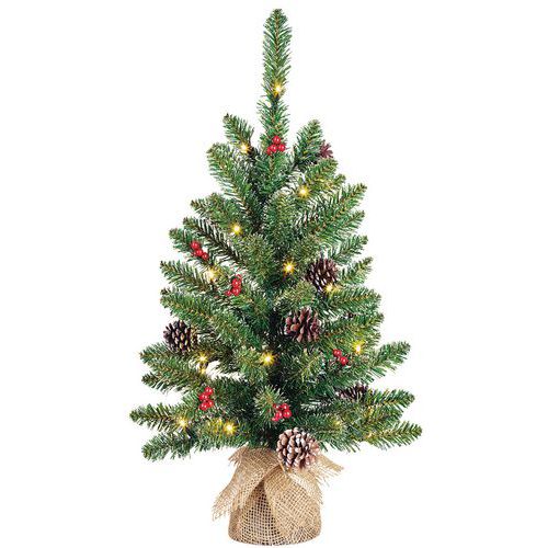 Konstgjord bordsjulgran Creston Mini LED