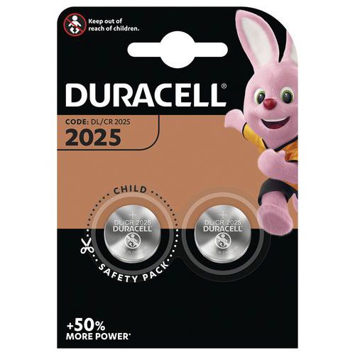 CR2025 litiumknappbatterier - 2-pack - Duracell