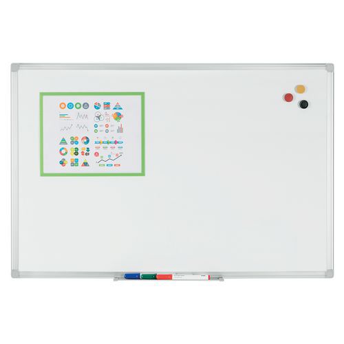 Emaljerad whiteboard - Manutan