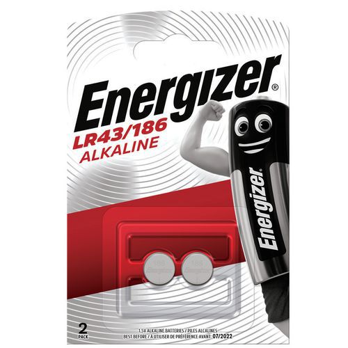 LR43 alkaliskt knappbatteri – Energizer