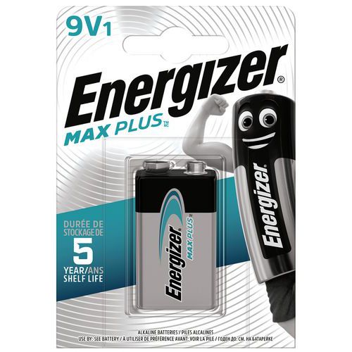 Max Plus 9 V FSB1 alkaliskt batteri – Energizer