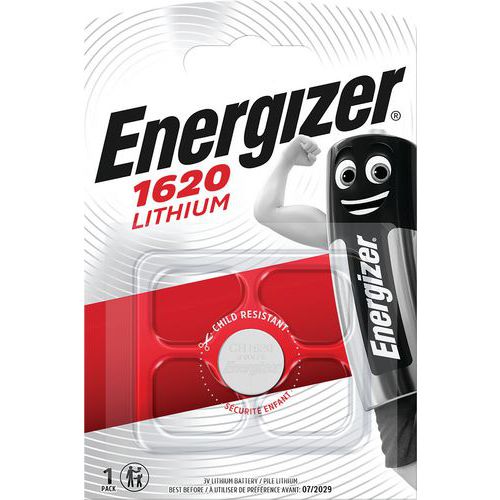 Multifunktions litiumbatteri för miniräknare, klockor o.s.v. – CR1620 – Energizer
