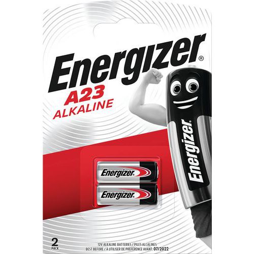Alkaliskt multifunktionsbatteri för miniräknare, klockor o.s.v. – MN21/A23 – förpackning med 2 st – Energizer