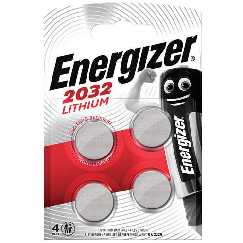 CR 2032 litiumbatteri knappcell – förpackning med 4 st – Energizer