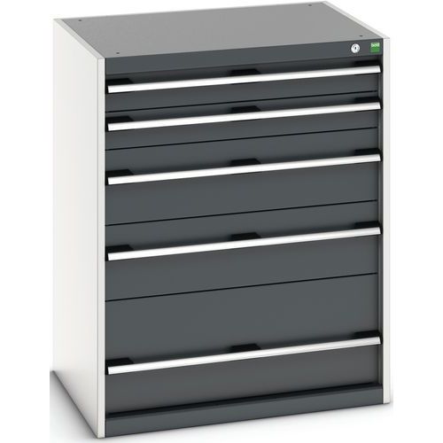 Skåp med 5 lådor SL-8610-5.4 för tung last – Bott