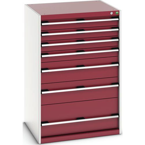 Skåp med lådor SL-8712-7.2 med 7 lådor för tung last – Bott