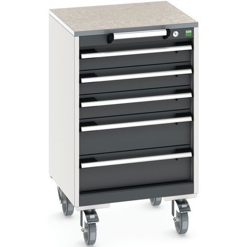 Mobilt lådskåp Cubio SLR-557-5.3 - Bott