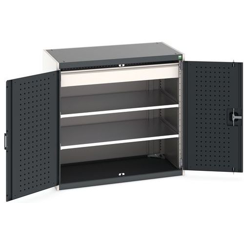 Skåp kraftigt kombinerat Cubio 1050x650x1000 mm – Bott