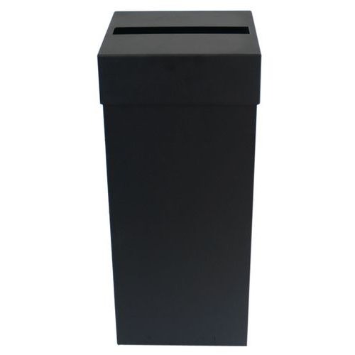 Avfallstunna Ivar, svart, 60-90 liter