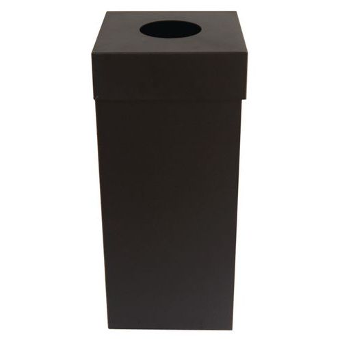 Avfallstunna Ivar, svart, 60-90 liter