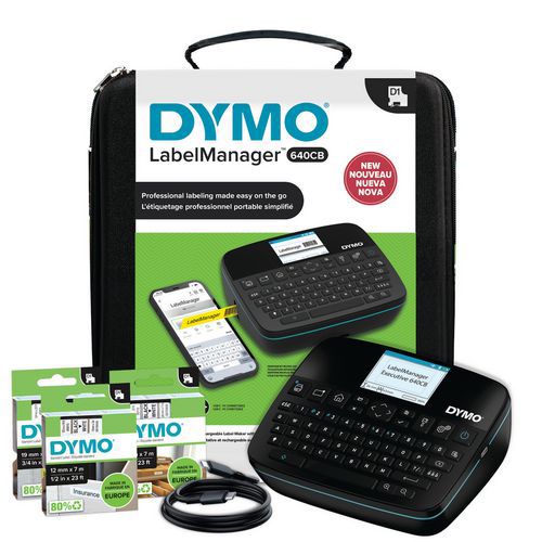 Märkmaskinset LabelManager® Executive LM640 CB Azerty - Dymo