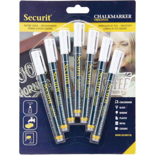 Securit® vit filtpenna för tavla