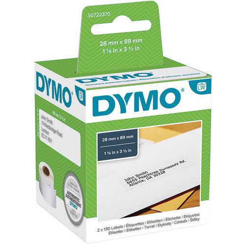 Etiketter för Dymo LabelWriter-etikettskrivare