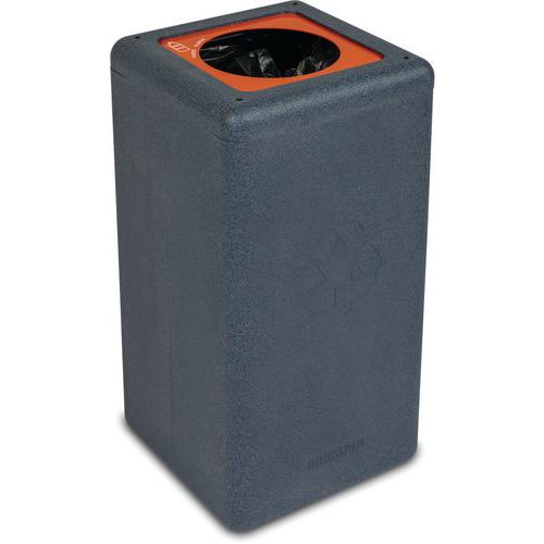 Papperskorg BrickBin cirkulär 65L plast - Vepabins