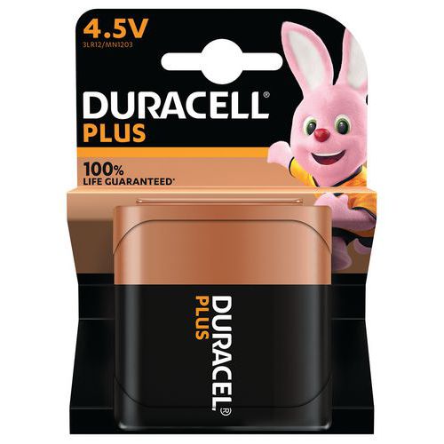 Plus 100% 4,5 V alkaliskt batteri – 1 enhet – Duracell
