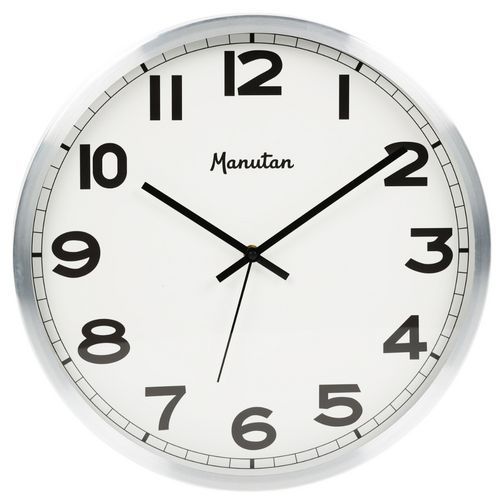 Analog väggklocka med kvartsverk Ø 40 cm - Manutan Expert