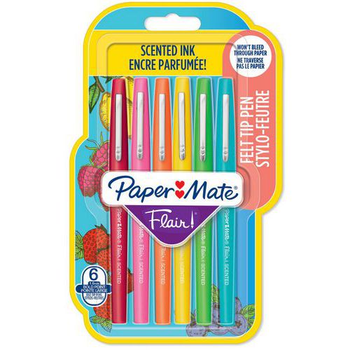 Paper Mate Flair Scented blandade filtpennor med doft – Paper Mate
