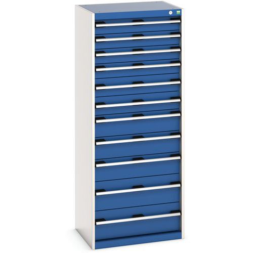 Skåp med 11 lådor Cubio 1600x650x525 mm – Bott