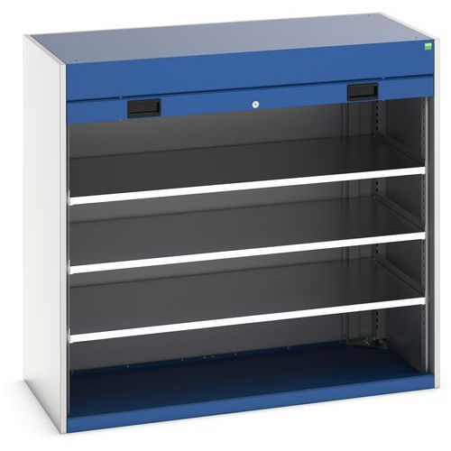 Skåp kraftigt med jalusidörr Cubio 1200x1300mm - Bott