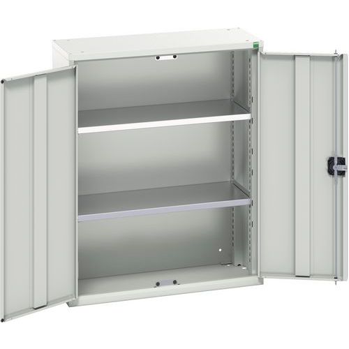 Skåp lågt med slagdörrar, 2 nivåer Verso 800x350x1000mm – Bott