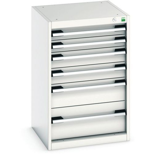Skåp med 6 lådor Cubio 800x525x525 mm – Bott