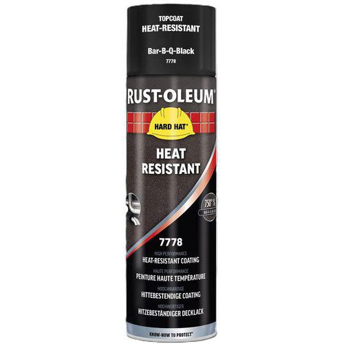 Sprayfärg hög temperatur Hard Hat - 500 ml - Rust-Oleum Sprayfärg hög temperatur Hard Hat - 500 ml - Rust-Oleum