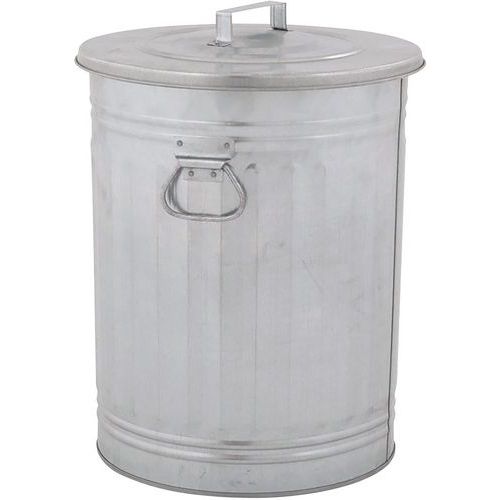 Galvaniserad soptunna, 54 liter - Vepabins Galvaniserad soptunna, 54 liter - Vepabins