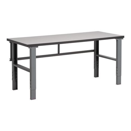 Arbetsbänk Workshop Stationär 500 Kg med Laminatskiva