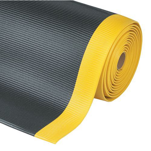Crossrib Sof-Tred™ strimmig avlastningsmatta – mattor – Notrax