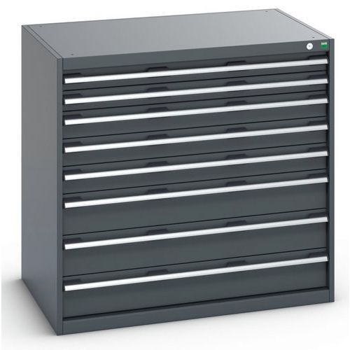 Skåp med 8 lådor för tung last 1050x750x1000mm - Bott