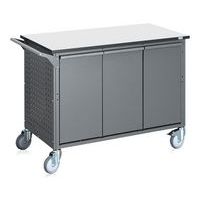 Komplett källsorteringsvagn, 6 kärl, 300 liter - WFI