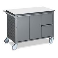 Komplett källsorteringsvagn, 8 kärl, 280 liter - WFI