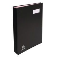 Management underskriftsbok med veck längs ryggen - 24 fack - Exacompta