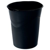 14 l svart papperskorg - Manutan Expert