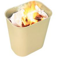 Papperskorgar brandsäkra