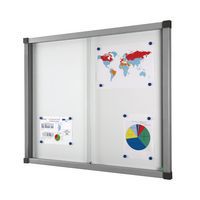Skyltskåp Cube magnetisk emalj - Vanerum