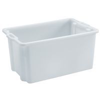 Plastback stapelbar vit - Mobil Plastic