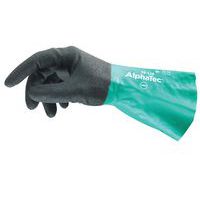 Handskar nitril ergonomiska AlphaTec® 58-128 - sats om 144 - Ansell