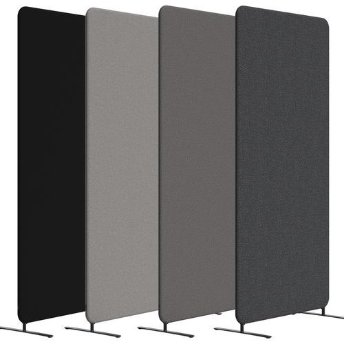 Golvskärm Softline 30 Salsa med ben, höjd 1700 mm - Abstracta