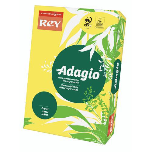 Adagio 500-arks förpackning - färgad - 80 gsm - Rey