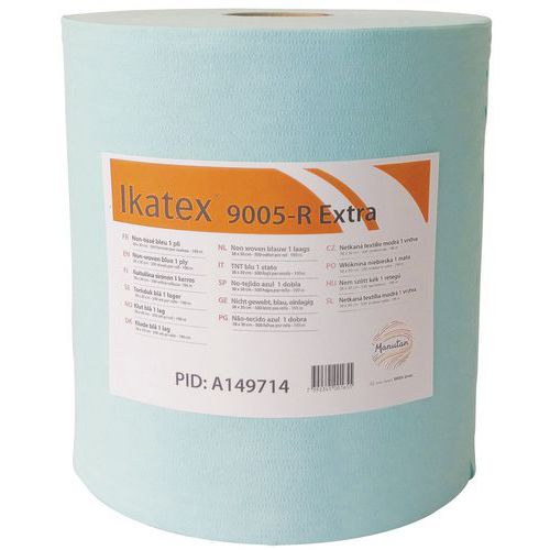 Profitextra nonwoven-rulle – 500 ark – Blå – 38x30 cm – Ikatex Profitextra nonwoven-rulle – 500 ark – Blå – 38x30 cm – Ikatex