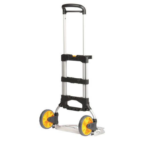 Hopfällbar magasinkärra i aluminium med tillval – Kapacitet 150 kg Hopfällbar magasinkärra i aluminium med tillval – Kapacitet 150 kg
