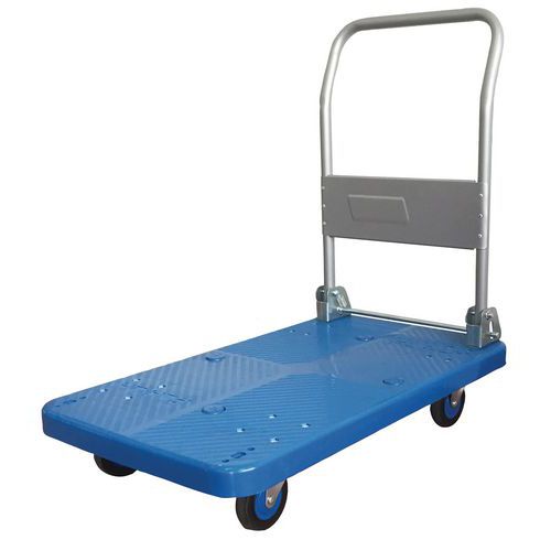 Platåvagn med fällbar rygg 200 kg Platåvagn med fällbar rygg 200 kg