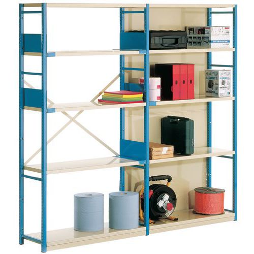 exemple de configuration : 1 élément départ + 1 élément suivant avec paroi arrière exemple de configuration : 1 élément départ + 1 élément suivant avec paroi arrière
