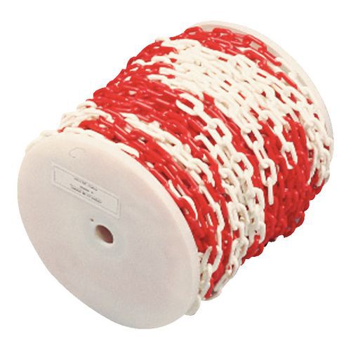 Plastkätting röd vit rulle Plastkätting röd vit rulle