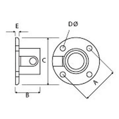 Taille D E A B C Ø 27 mm 7 4 63 48 81 Ø 42 mm 9 6 75 51 98 Ø 48 mm 11 6 85 54 112 Taille D E A B C Ø 27 mm 7 4 63 48 81 Ø 42 mm 9 6 75 51 98 Ø 48 mm 11 6 85 54 112