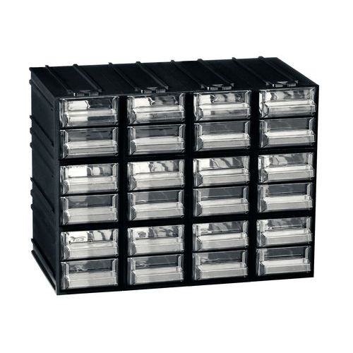 24 tiroirs 22,5 x 13,3 x 16,9 cm 24 tiroirs 22,5 x 13,3 x 16,9 cm