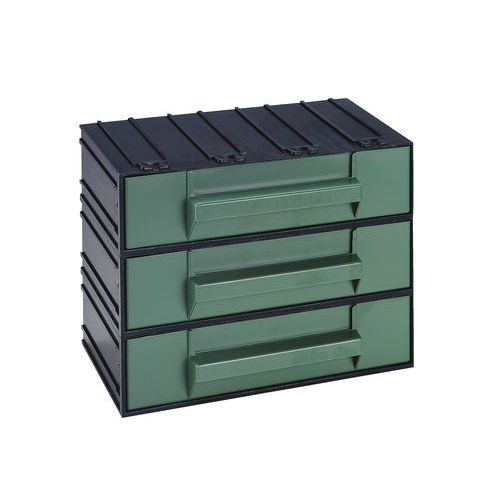 3 tiroirs 22,5 x 13,3 x 16,9 cm 3 tiroirs 22,5 x 13,3 x 16,9 cm