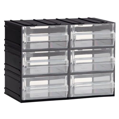 6 tiroirs 22,5 x 13,3 x 16,9 cm 6 tiroirs 22,5 x 13,3 x 16,9 cm